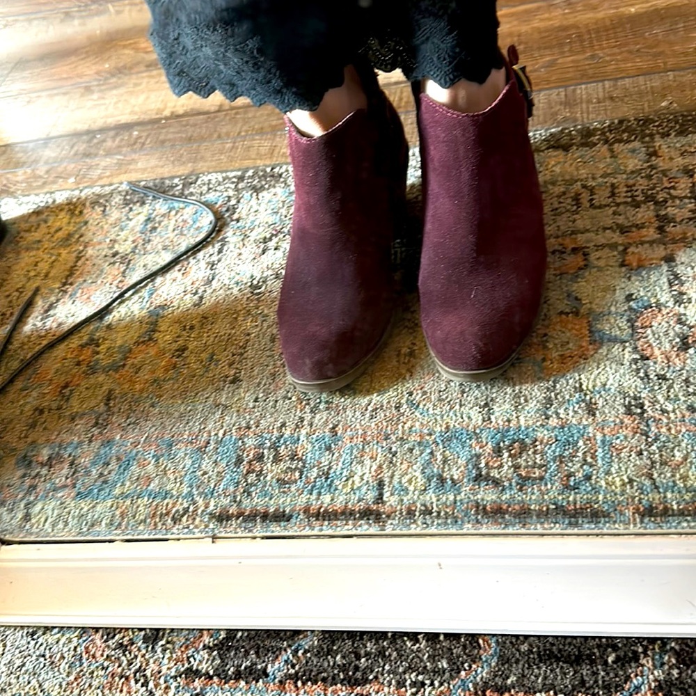 Sonoma BurgundyHeeled Booties